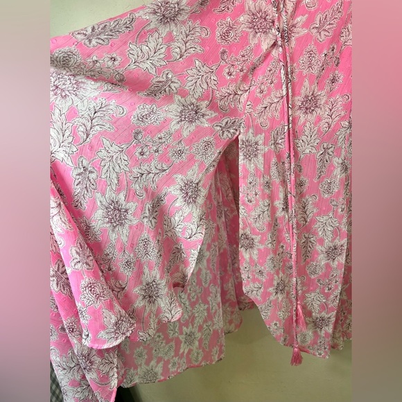 Taylor Pink One Shoulder Puff Sleeve Sundress - Picture 6 of 8